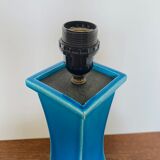 Blue turquoise ceramic table lamp