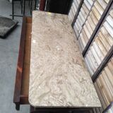 Console mahogany with a drawer front