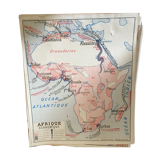 Pedagogical map Europe and Africa