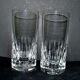 Saint-louis set of 2 juice or whisky long drink glasses avignon in cut crystal for bar