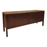 Vintage Scandinavian design sideboard with tambour doors