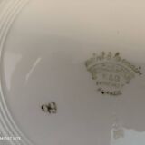 Hollow round dish K&G Lunéville France Micheline model