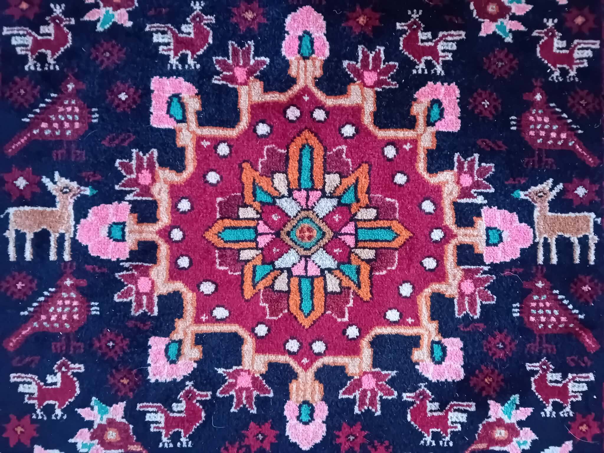 Handmade Belouch Persian rug 187x93cm