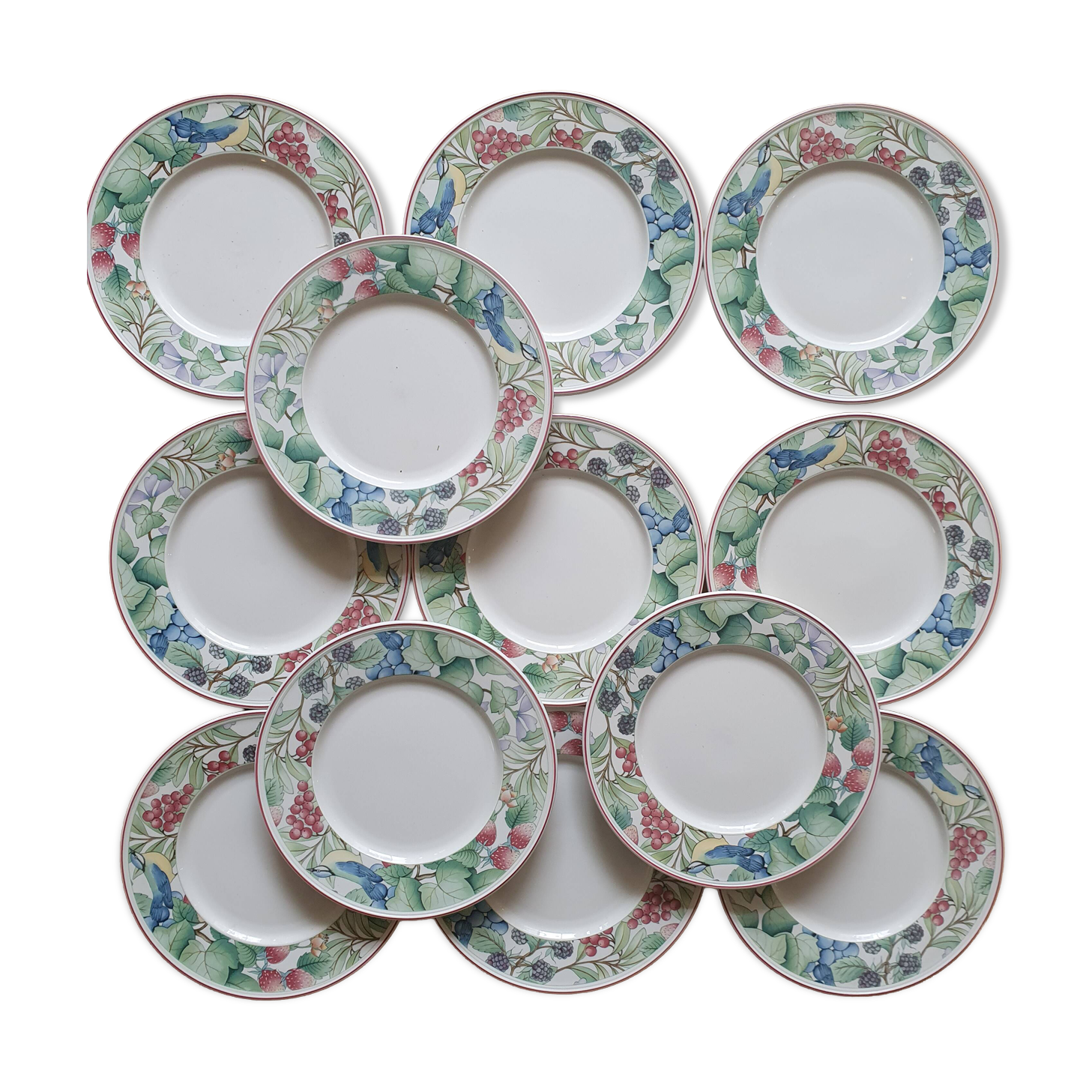12 dessert plates Villeroy and Boch Catalina