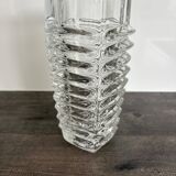 Brutalist vase František Vízner - Sklo Union Rosice (1963)