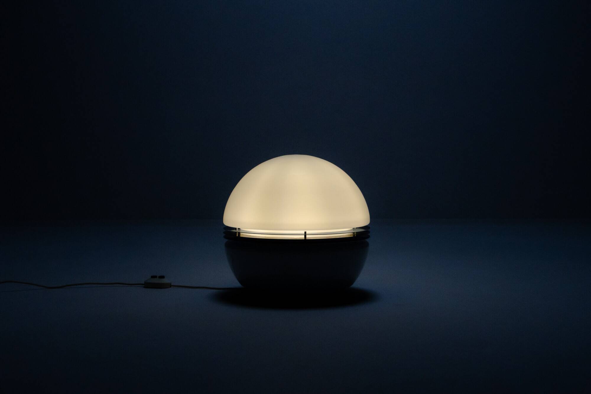 Space Age spherical table lamp by Enrico Tronconi, Italy, 1970s