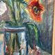 Swedish Oil on Panel – “Flower Still Life” by A. Åslund – Dated 1954