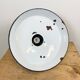Midcentury grey enamel industrial ceiling lamp, 1950s