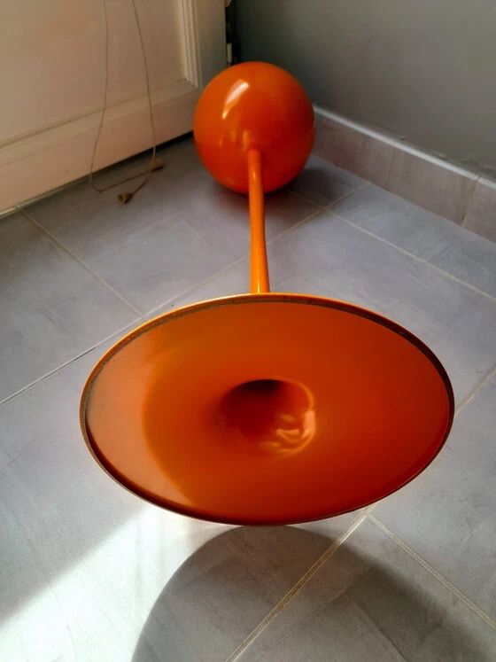 Tulip Foot Ashtray Orange 1970