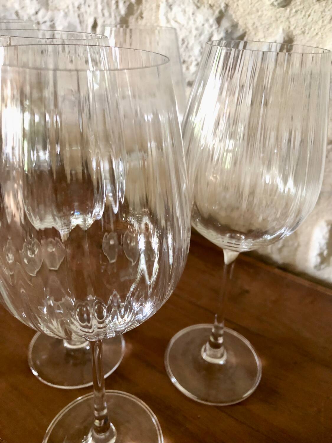 Ancient footed glasses