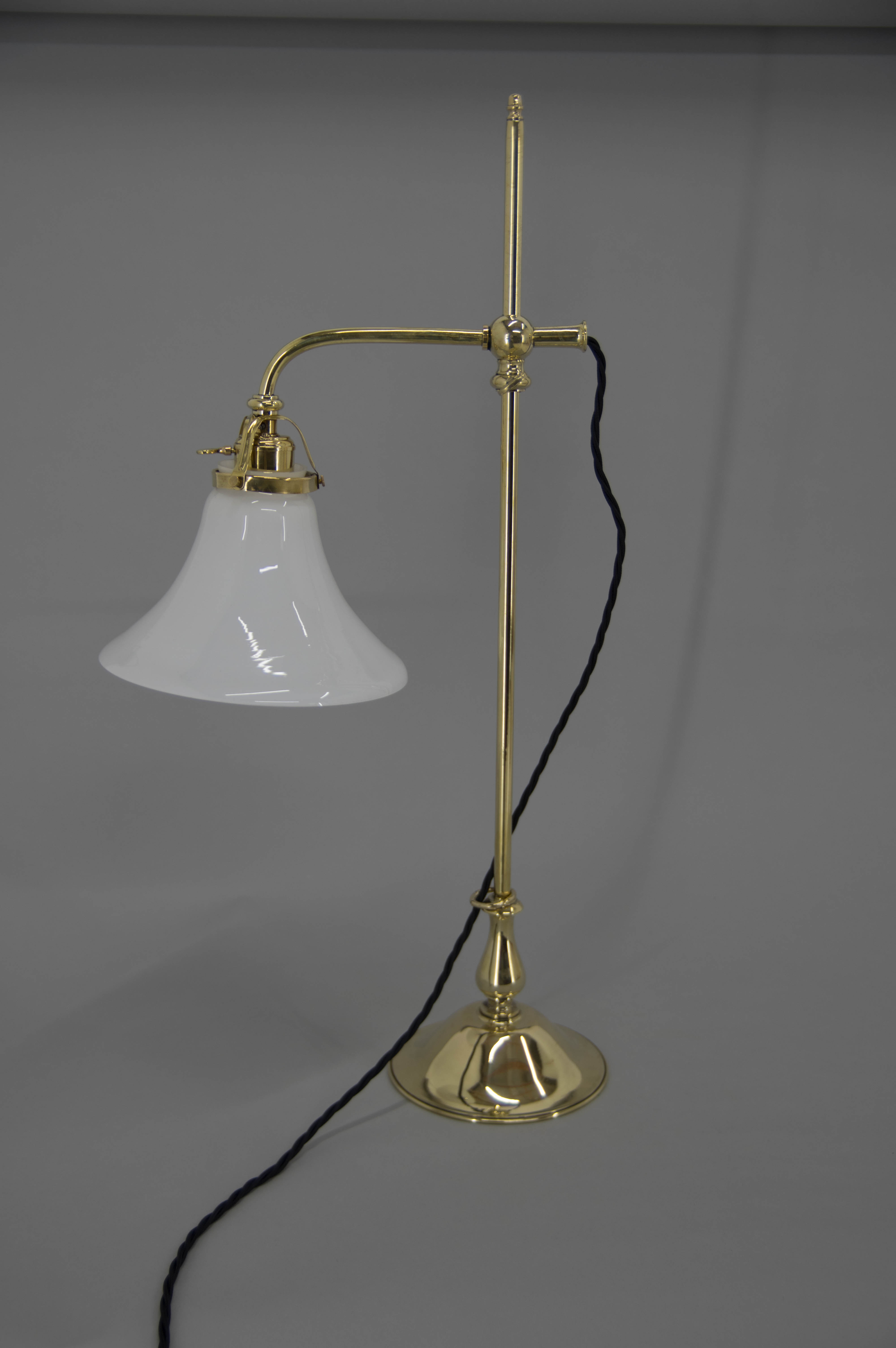 Art Nouveau Table Lamp, 1910s, Restored