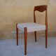 Set of 6 chairs Scandinavian teak by Niels Otto Møller