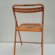Metal folding chair