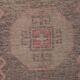 Vintage Turkish hallway rug 91x723 cm
