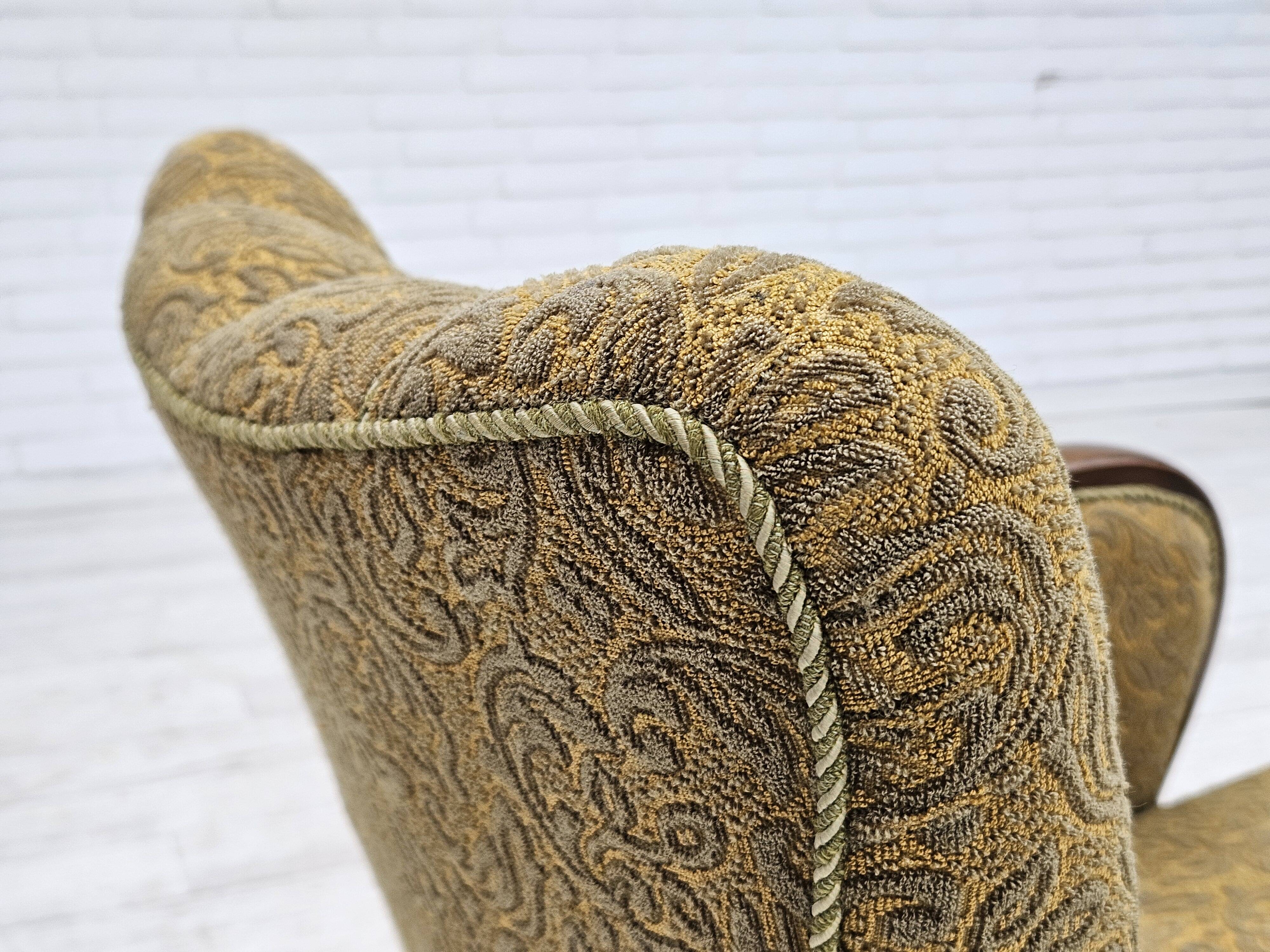 Années 1950-60, design danois, fauteuil, très bon état d'origine.