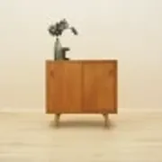 Ash cabinet with sliding doors by Hjørnebo, Danish, 1960s