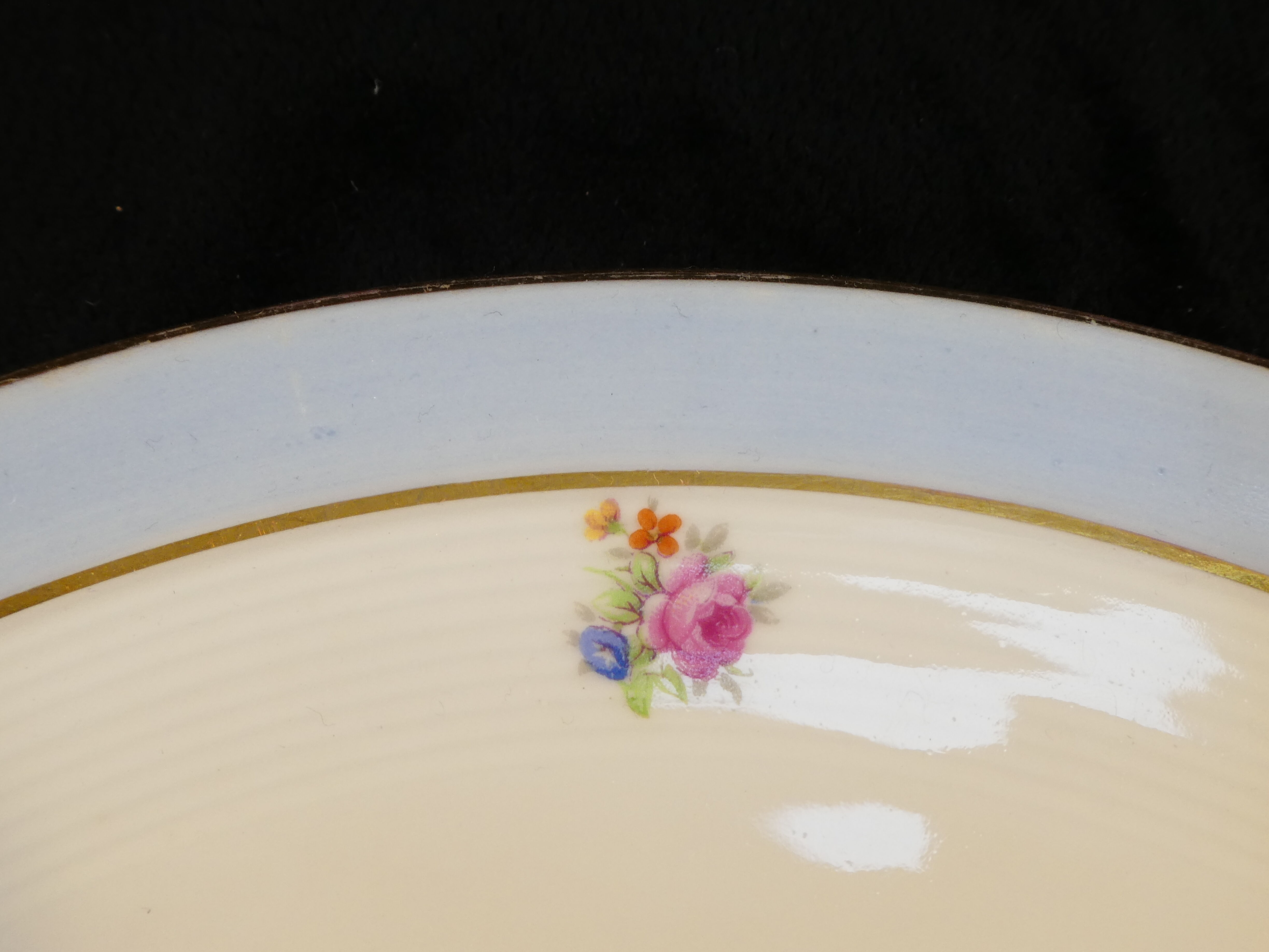 Porcelain pie service of limoges 50 years