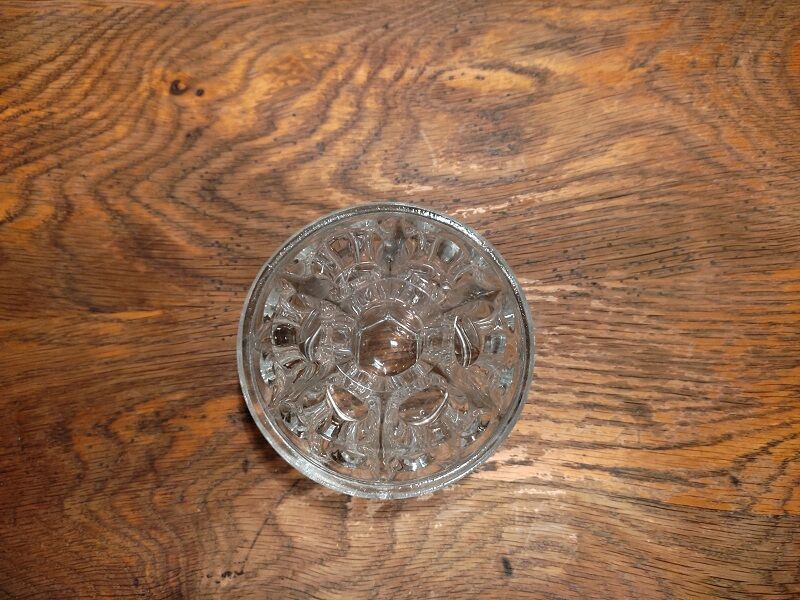 Pique flowers in glass old vintage decoration dp1021f56