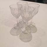 Lot de verres à pieds anciens