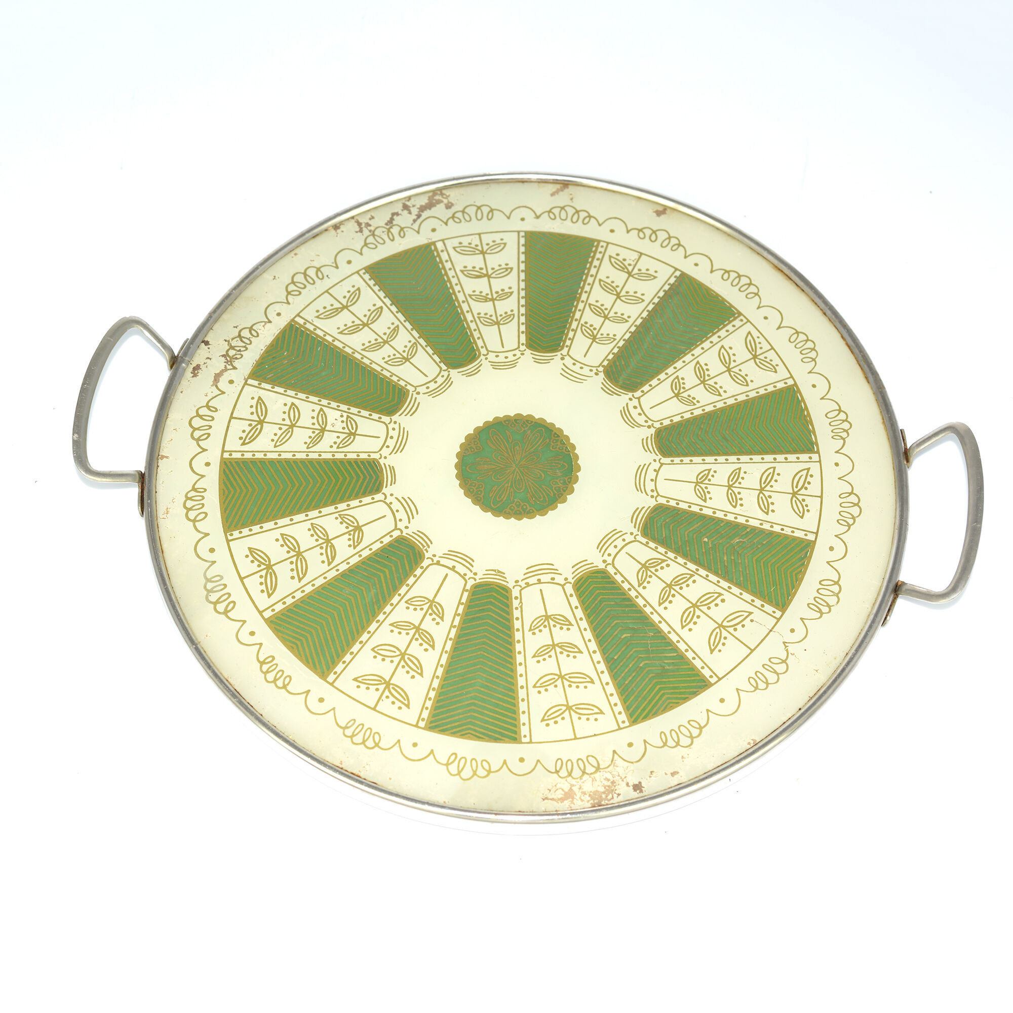 Holzsieb BT Wasungen tray with handles mid-century modern, 1960s