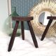 Pair of tripod stools