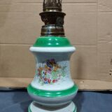 set of three old kerosene lamps