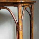 Side service table in old rattan