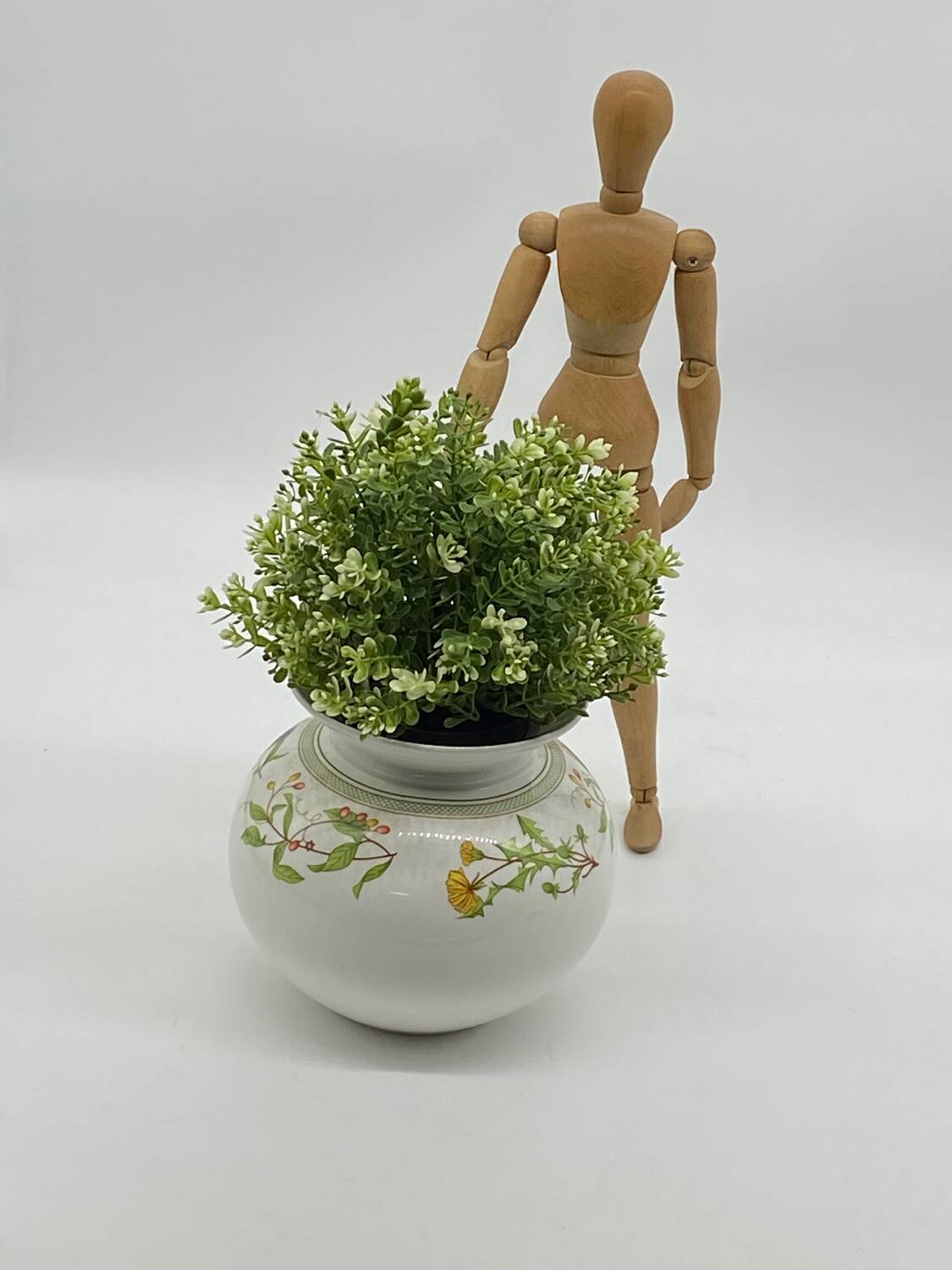 Cache pot / vase Villeroy & Boch, Éden, décor floral
