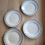 Lot n°2 of 4 flat plates BRE PMPS from Longwy