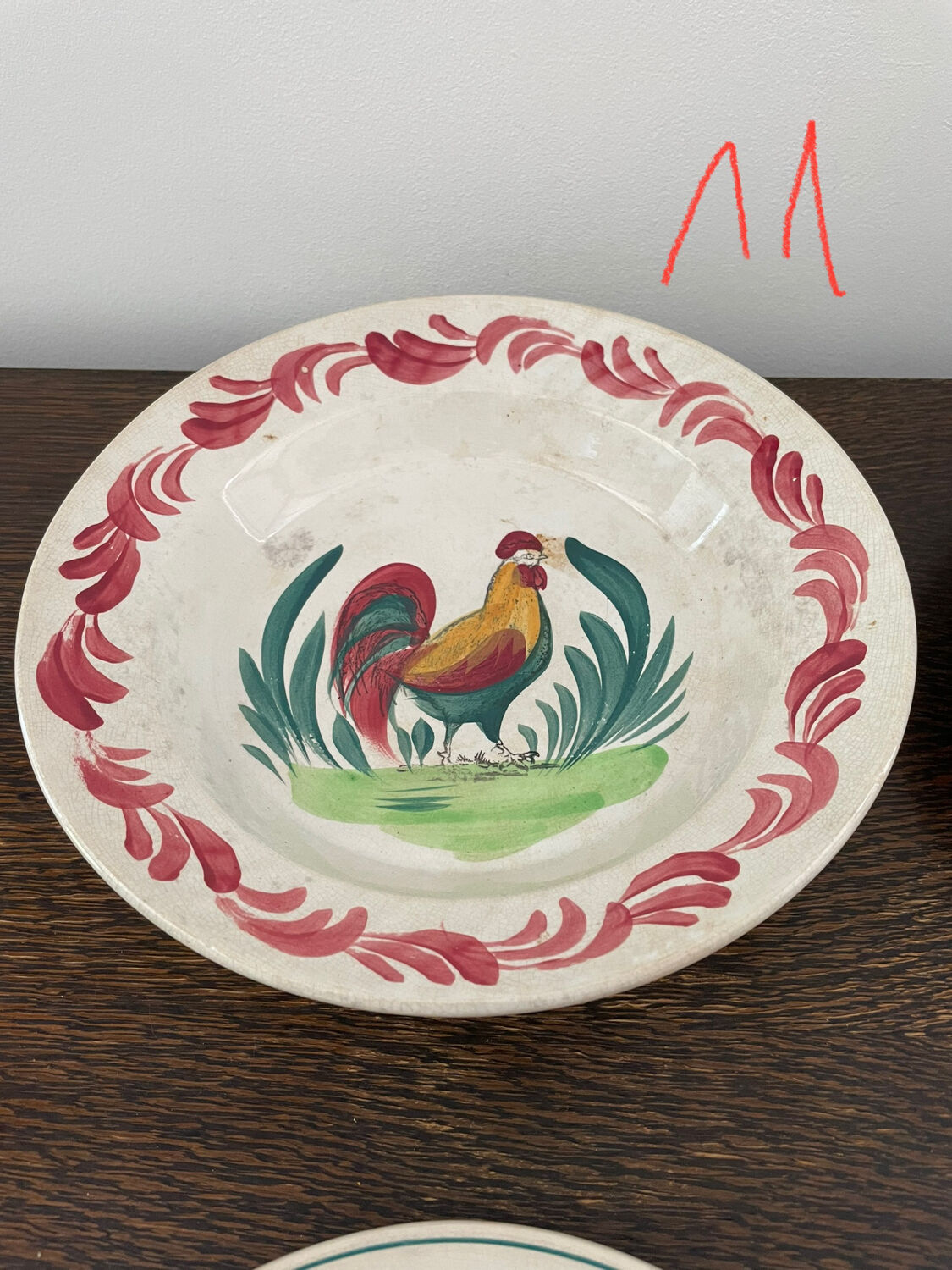 Lot porcelain tableware digouin sarreguemines