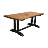 50's oak monastery table