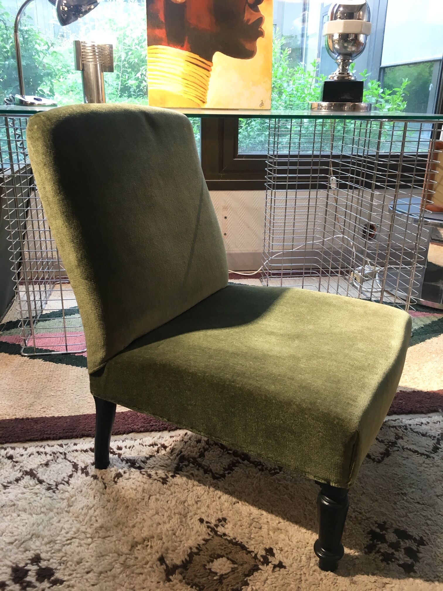 Pair of Napoleon lll armchairs