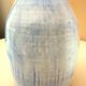Glazed ceramic bottle vase, dated 1979, signature to be identified