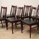 Set of 6 Scandinavian chairs in rosewood, 1960.