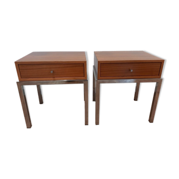 Bedside tables 2 pieces 70s Italy