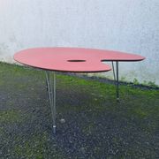 Table formica palette de peintre de 1970