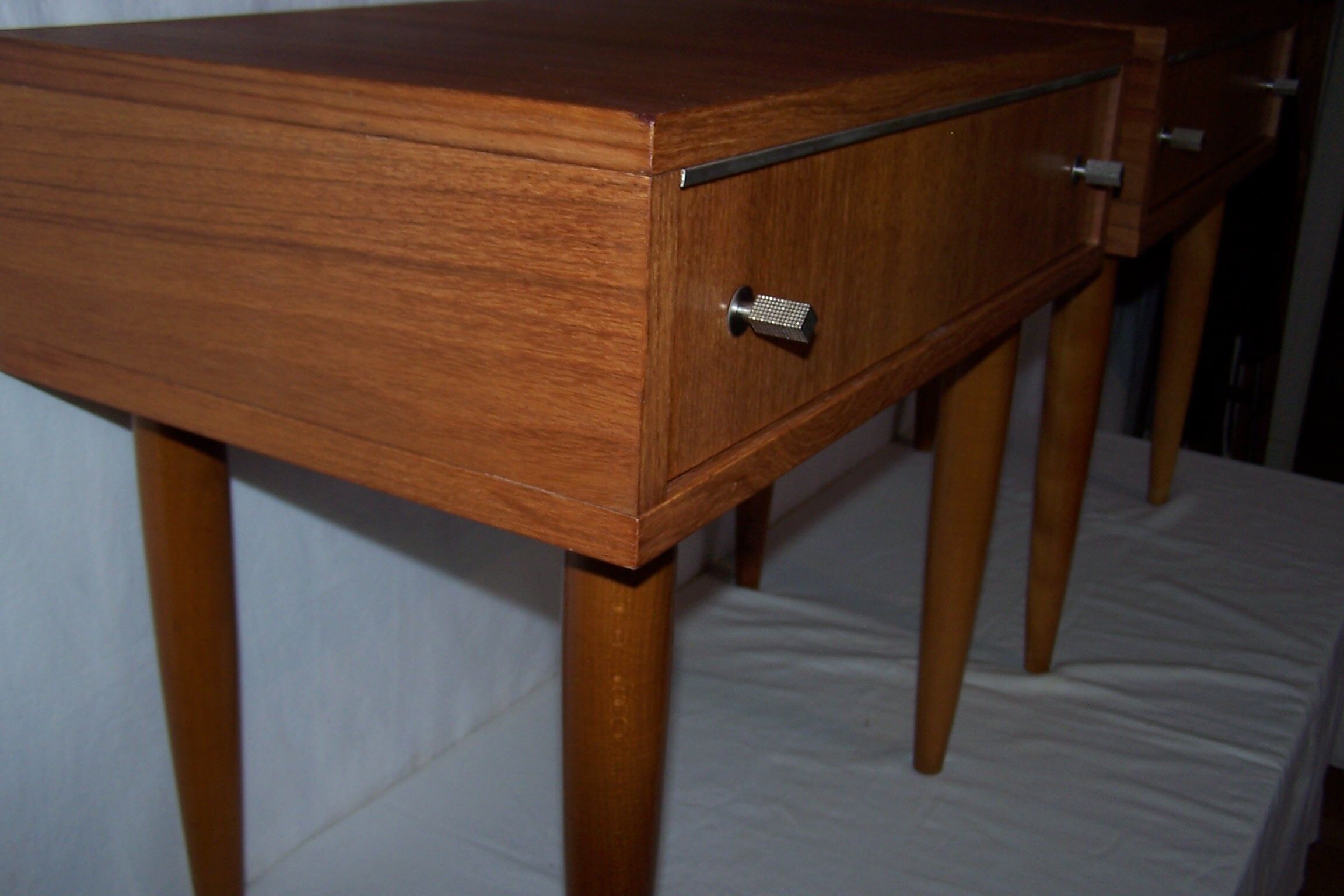 2 bedside tables - 50s