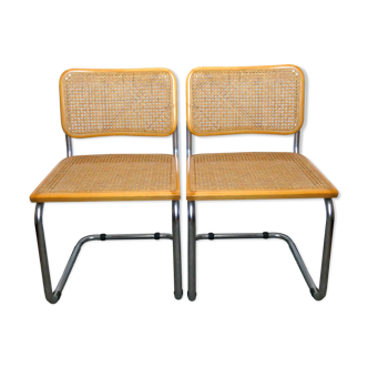 Pair of chairs B32 by Marcel Breuer