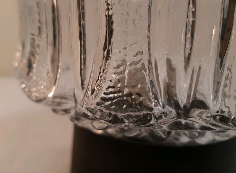 Ceiling glass and 60's bakelite