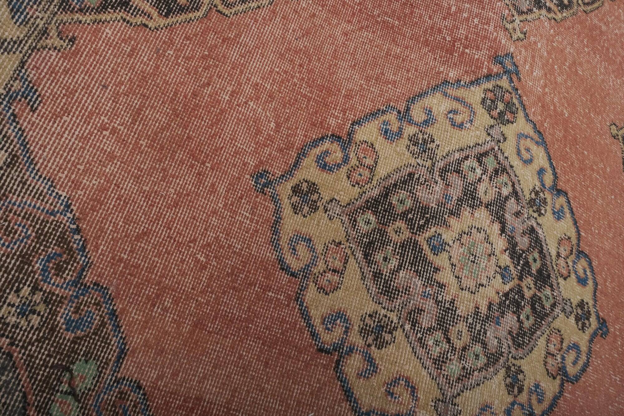 Vintage Turkish hallway rug 115x381 cm