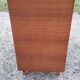 Chest of drawers of the 50s in rosewood spindle feet and fins