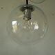 Ceiling light 3 globes in blown glass of the 1970s