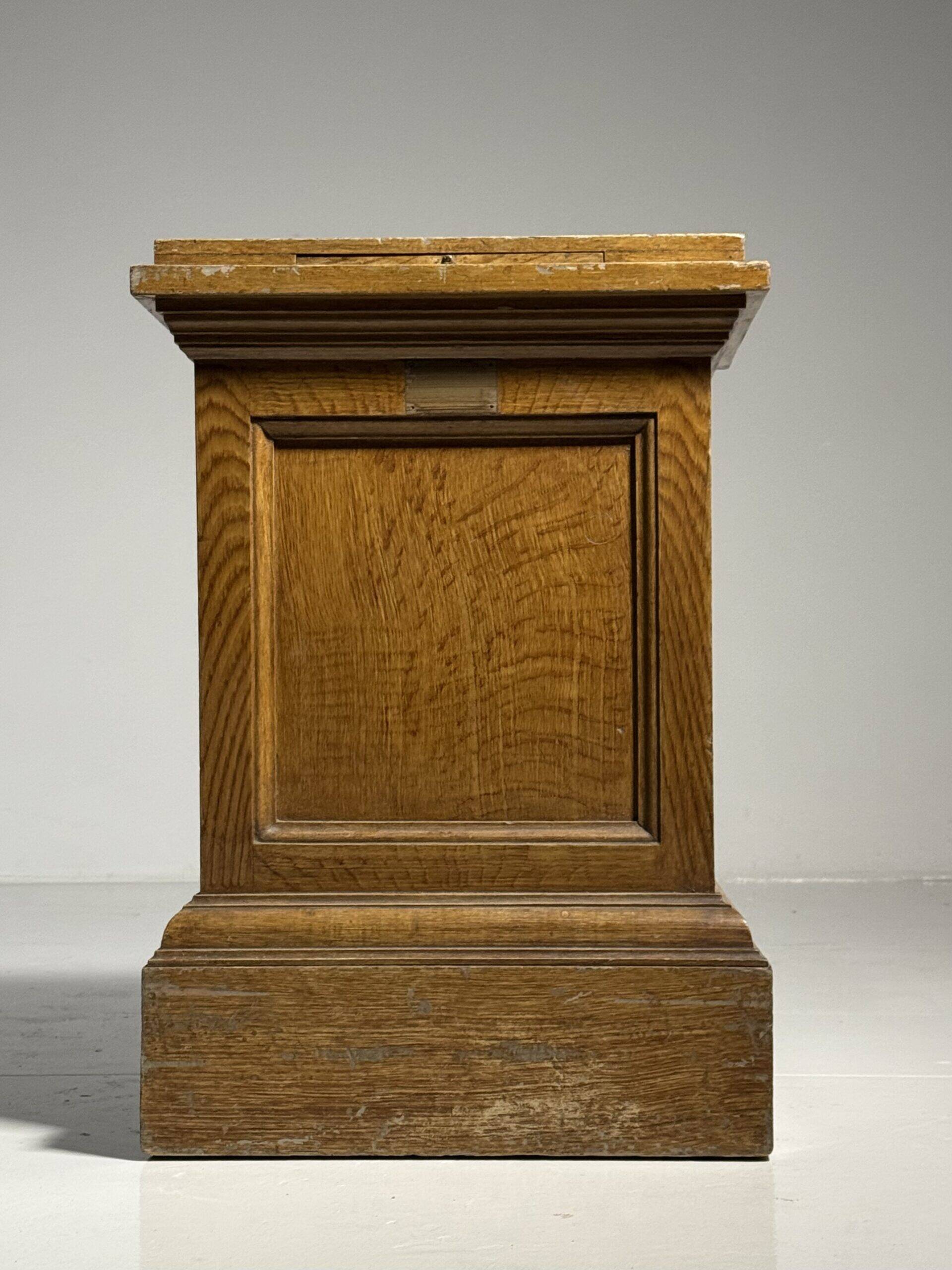 Classic wooden pedestal 20th century