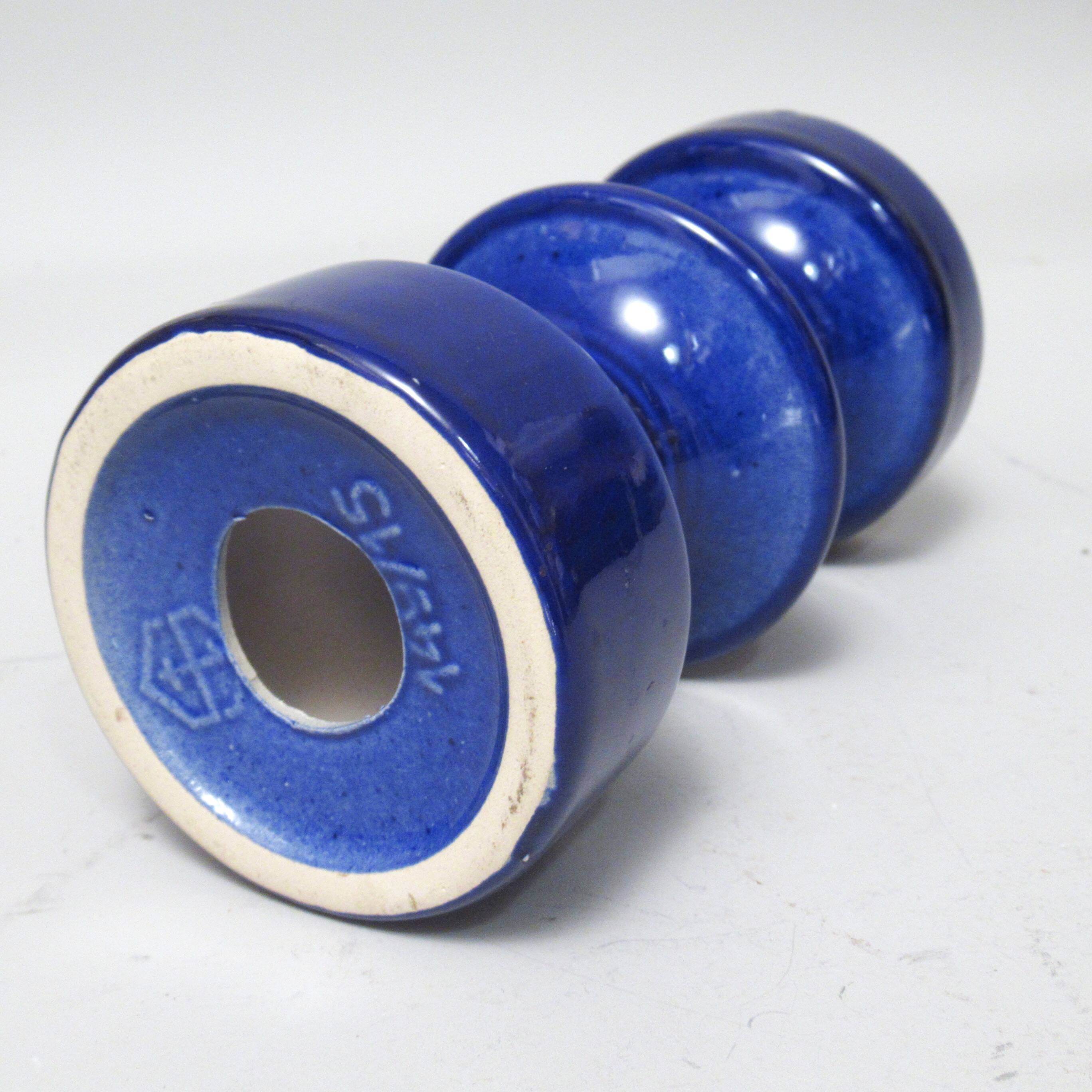 Cari Zalloni Blue Candle Holder 1960s