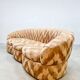 Canapé modulable vintage italien 'Pur luxe'