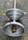 Suspension one arm, aluminum and opaline, 50s