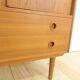 High teak cabinet with sliding doors, 1960s