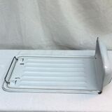 Vintage enamelled sheet metal utensil holder