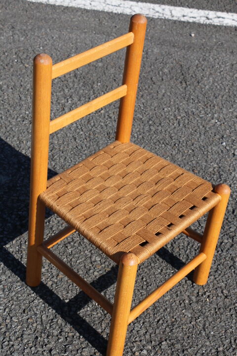 Child chair rope sitting, 1960