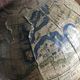 Globe paper map of the discoveries of 1634 edited first part of the 20th